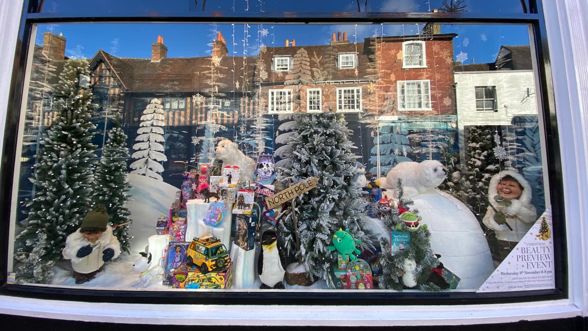 Christmas comes early at Elphicks department store in Farnham
