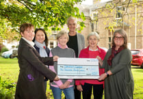 Art in Penallt organisers show their support for local charities