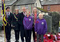 Gallery: Talgarth gatherss for Remembrance Day