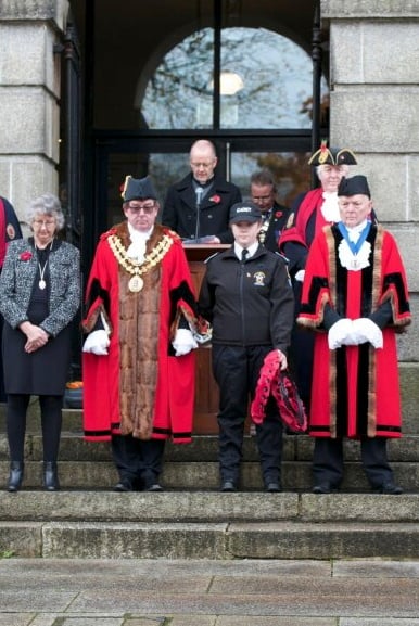 Solemn moments on Mount Folly in Bodmin. Picture: Kevin Howard