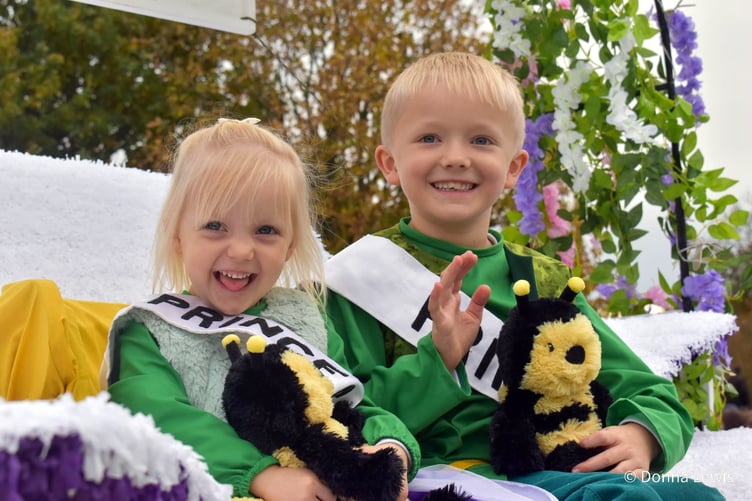 Hatherleigh Carnival prince and princess