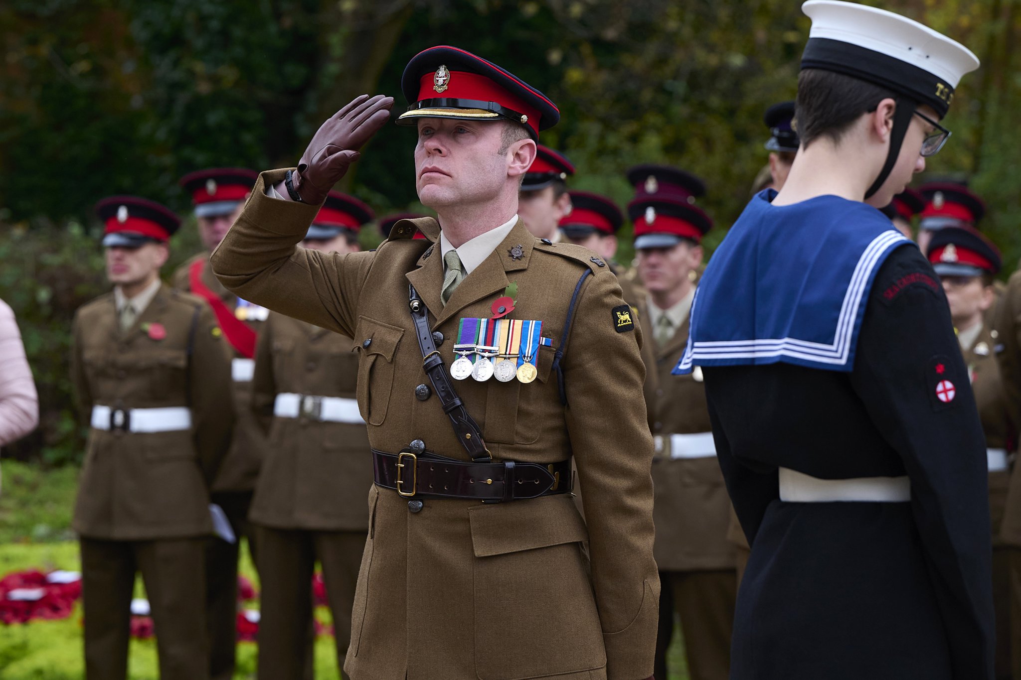 A serving soldier of the Princess of Wales Royal Regiment