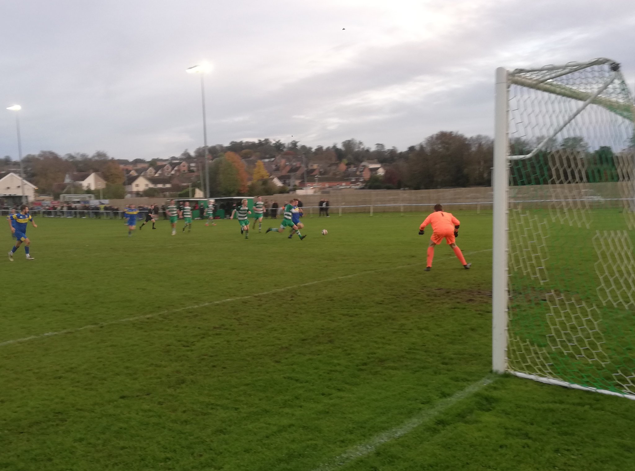 Petersfield Town on the attack at Laverstock & Ford