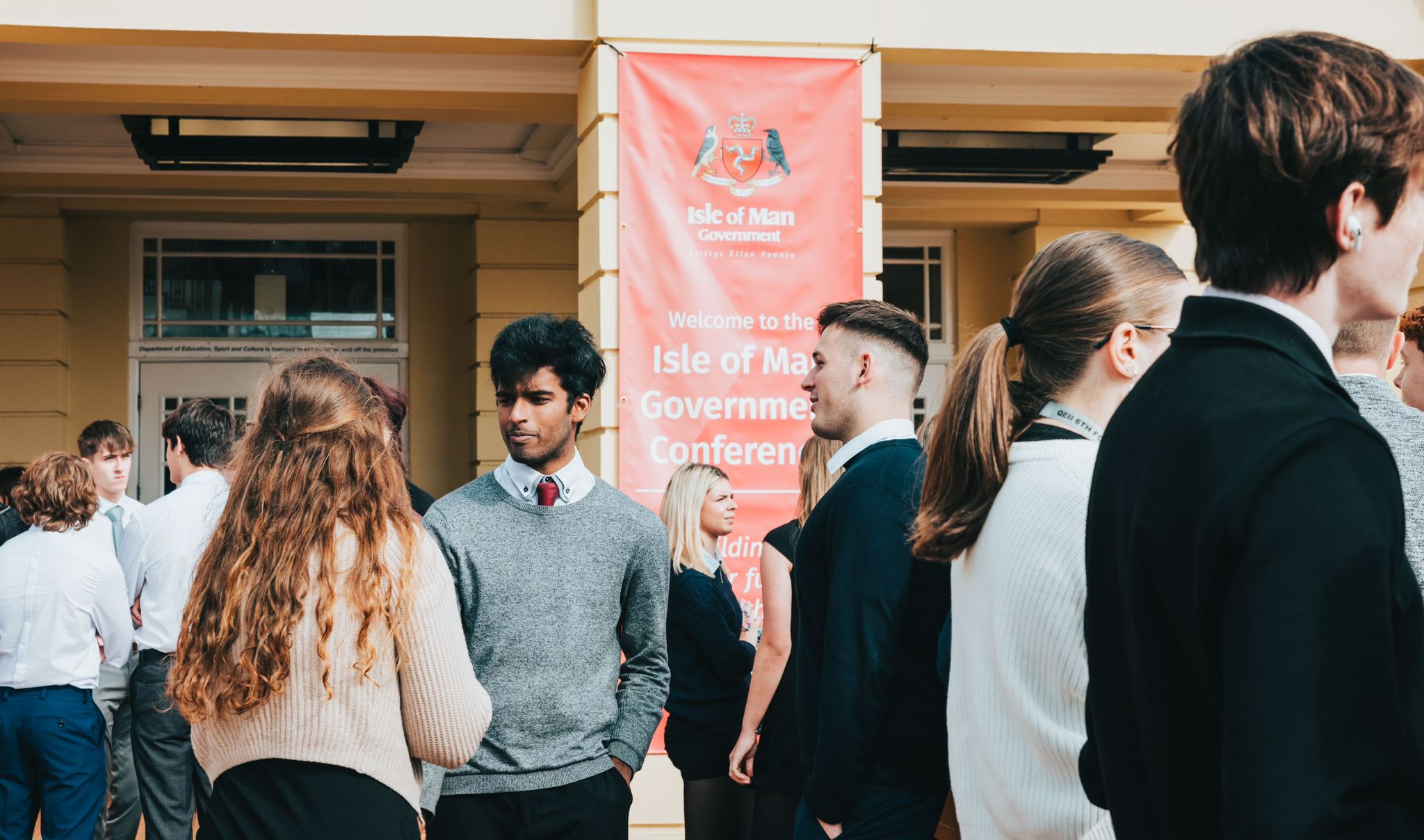 Students representing the island’s secondary schools and UCM attended