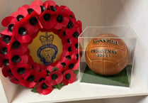RBL presents club with replica 1914 ‘Christmas Truce’ football