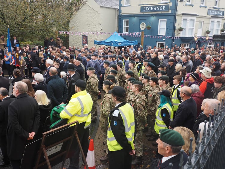 The fallen are remembered in Ivybridge