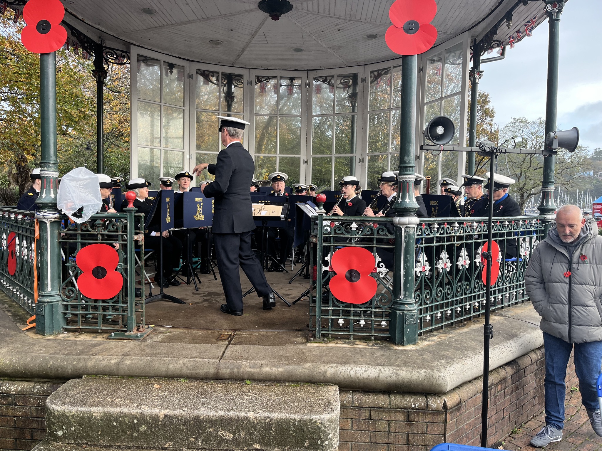 Musicians helped to mark the occasion in Dartmouth