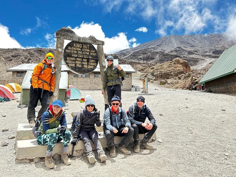 The Capital International Group on their journey to the top of Kilimanjaro Summit