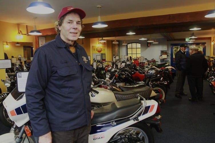 Businessman Pat Hawkins, who has realised a dream by opening a motoring museum in Taunton.