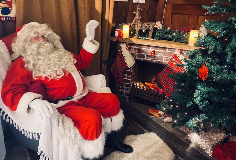 Father Christmas at Binsted, 2022.