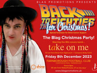 Back to the Eighties Christmas party to raise cash for cancer charity
