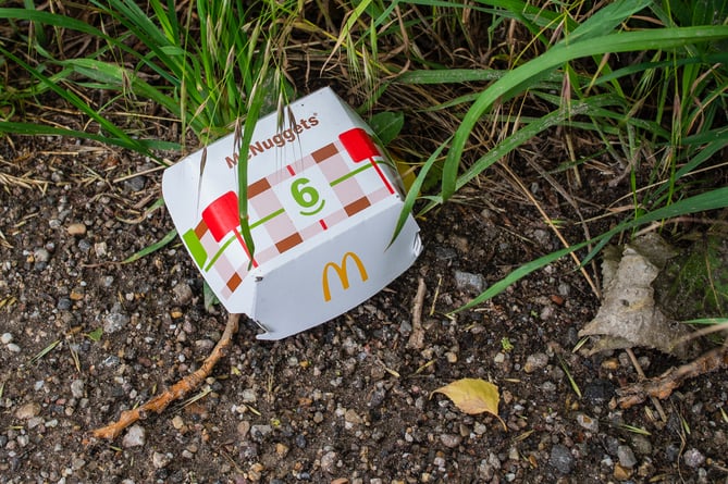 McDonald's drive-thru restaurants are notorious for creating an upsurge in littering locally