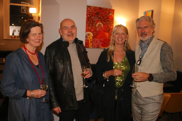 At an open evening at the new wine bar, Amapola, which is an exciting new business for Crediton. AQ 2939
