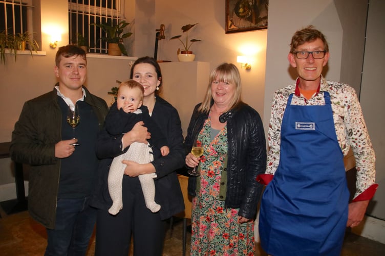 At an open evening at the new wine bar, Amapola, which is an exciting new business for Crediton. AQ 2936