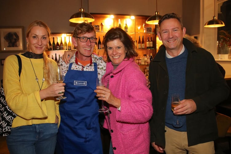 At an open evening at the new wine bar, Amapola, which is an exciting new business for Crediton. AQ 2945