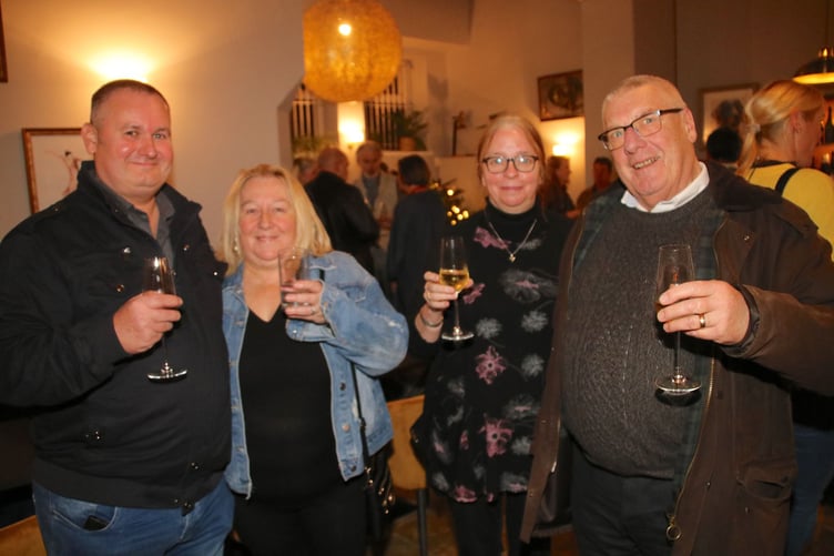 At an open evening at the new wine bar, Amapola, which is an exciting new business for Crediton. AQ 2942