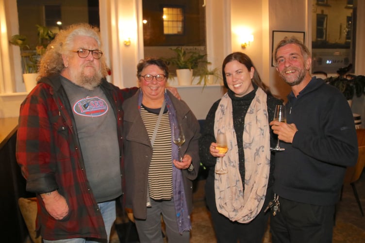 At an open evening at the new wine bar, Amapola, which is an exciting new business for Crediton. AQ 2937