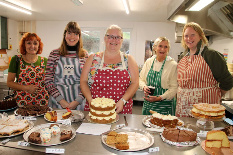 The Craft Fair Cafe was very busy and raised £643 for The Friends of Sandford School. AQ 2788