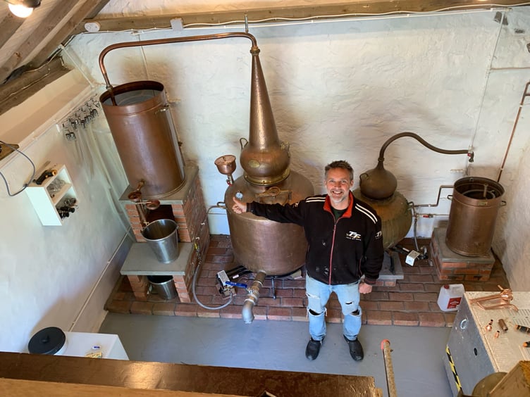 Marcus Grinneback of the Manx Whisky Company