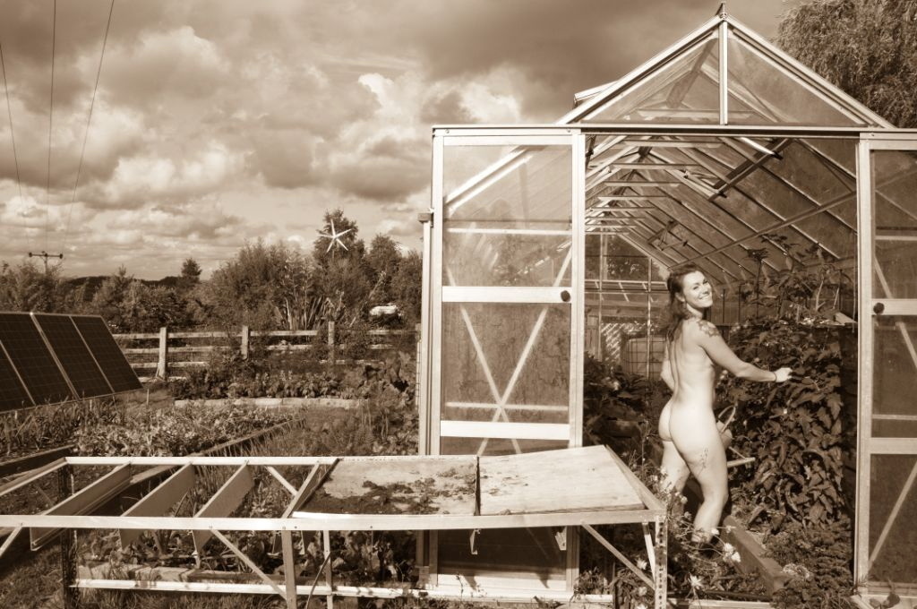 Miss September: Ruby who grows herbs Photos: Nicola de Pulford