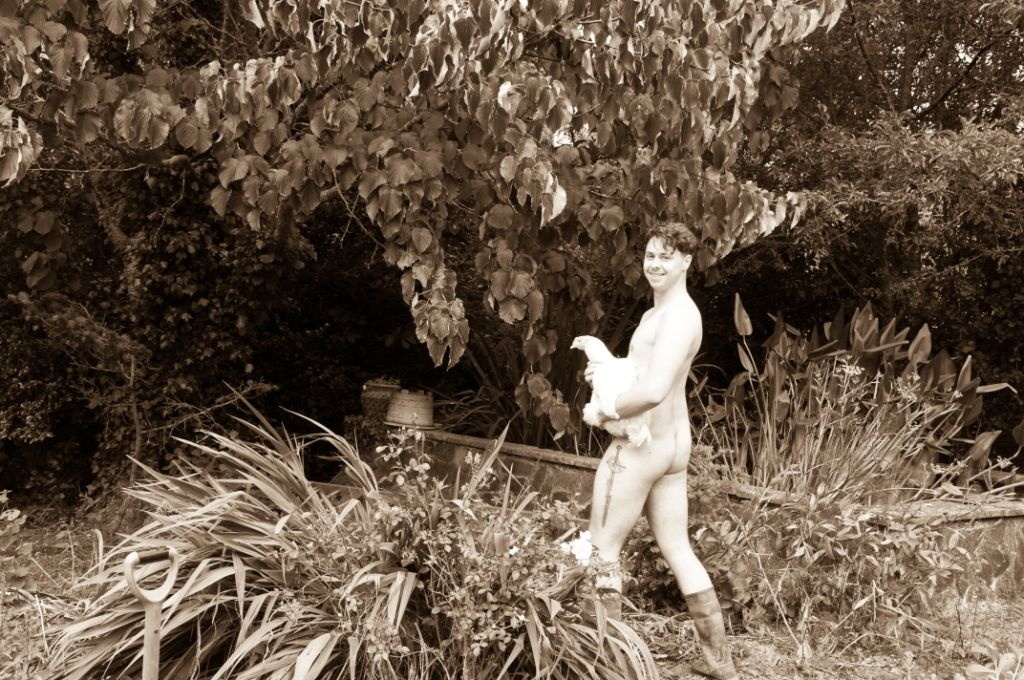 Mr August: Harry works Riverford Farm Photo: Nicola de Pulford