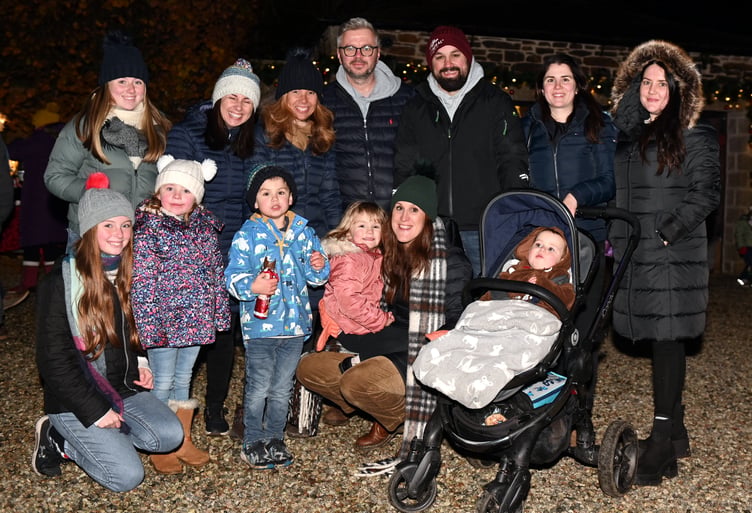 Residents of St Teath come out to enjoy some festive fun