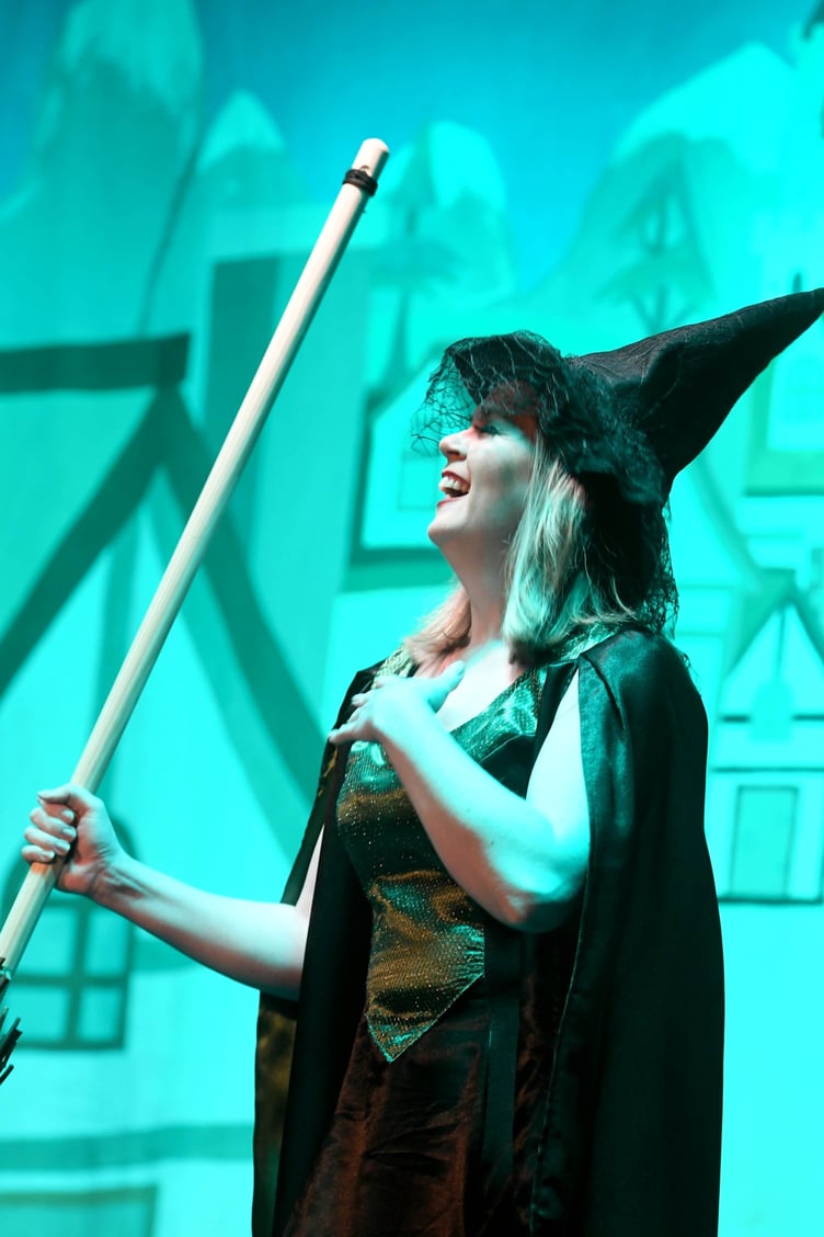 Peel Pantoloons presents Jack and the Beanstalk at Peel Centenary Centre - Sarah Elder as Witch Hazel