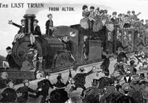 The last train from Alton – as seen in the 1900s...