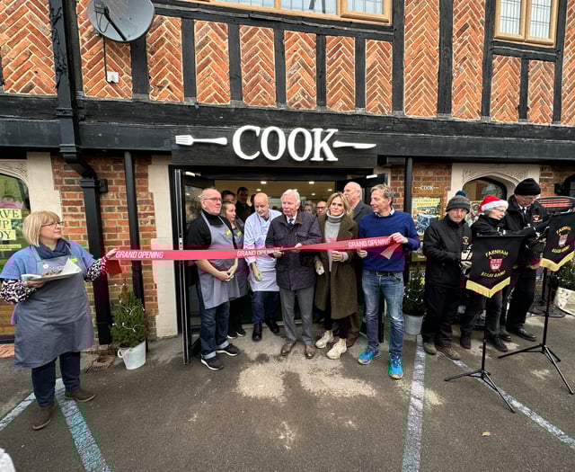 An emotional day for COOK as chain relocates historic Farnham shop