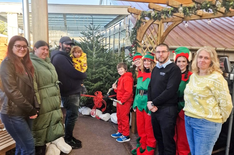 £1 of every £8 ticket sold for Santa’s grotto at Squire’s in Badshot Lea will go to charity Space2Grow