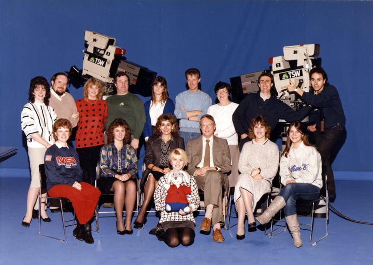 Tony Smith, Gus Honeybun creator, of Tavistock (death) 3rd from right