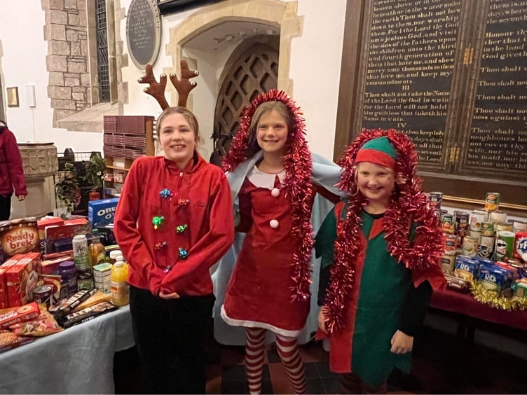 Georgie Williams, Scarlett Baker and Betsie Matthews..