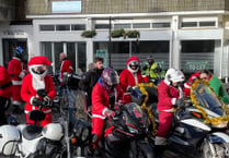 Santa take to the roads of West Cornwall to raise money for charity