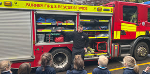 Surrey Fire and Rescue teach St Ives School's life-saving lessons