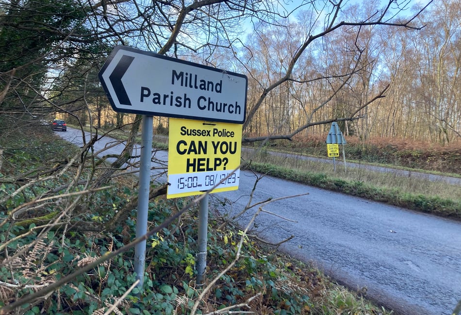 <p>The accident took place on the southbound B2070 at the start of the dual carriageway section between Liphook and Rake</p>