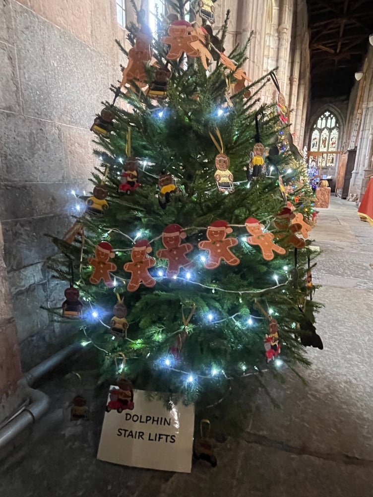 Dolphin Stairlifts Christmas Tree. AQ 1475