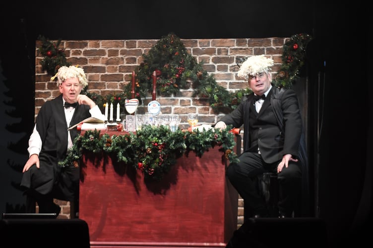 Manannan’s Winterfest 2022 at the Gaiety Theatre - the Deemsters at the bar, featuring Simon Clarke and James Radcliffe