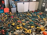<p>A vast stash of stolen tools have been recovered by Hampshire Constabulary</p>