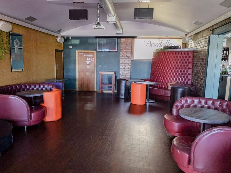 The interior of Bordello nightclub