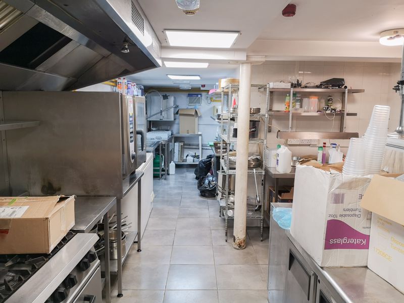 The interior of Bordello kitchen