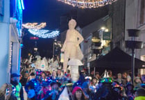 Sky lights up as Lanterns honour Cornwall's most famous son
