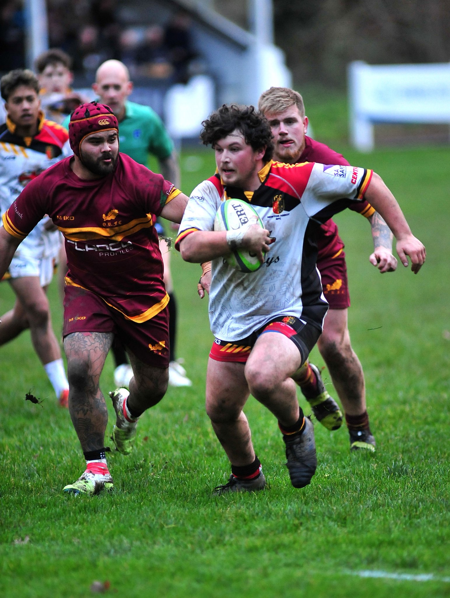 Rugby. Counties 3 Tribute Devon West, Newton Abbot Spartans versus Okehampton. Spartans went down 7-35 to their moorland visitors