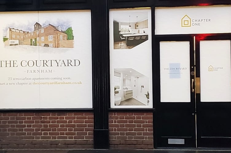 The former Carphone Warehouse shop in West Street, Farnham, is to converted into flats