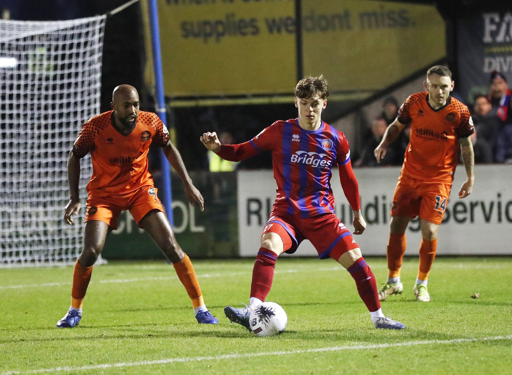 Action from Aldershot Town’s 5-3 National League defeat against Eastleigh at The EBB Stadium