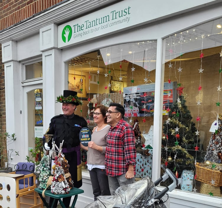 The Tantum Trust was runner up in the most festive window category