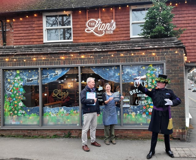 Winner announced for Haslemere's Christmas Window Competition