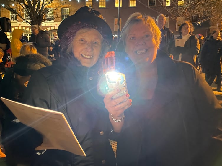 Ready to sing the next Christmas Carol. AQ 2549