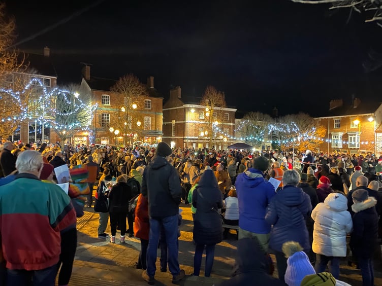 Some of the crowds of people who attended. AQ 2527