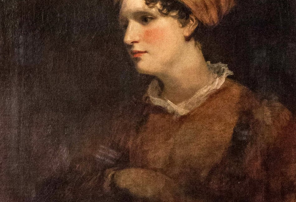 <p>An 1819 oil on canvas portrait of Maria Graham (1785-1842) attributed to John Jackson</p>
