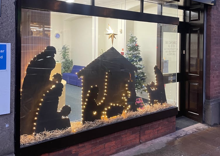 The Bedford and Co window. AQ 2296